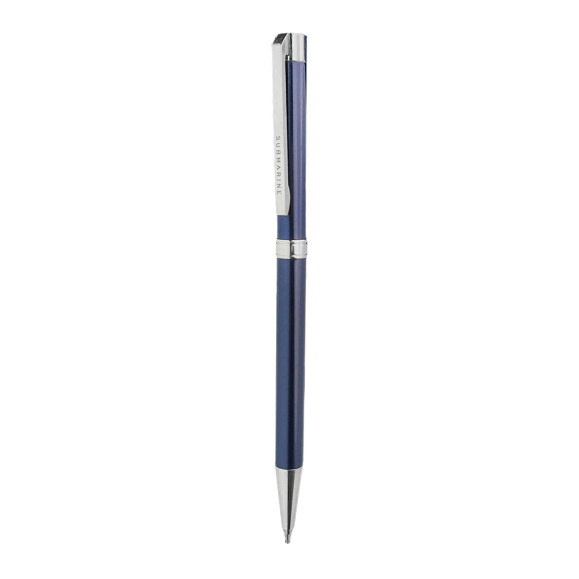 Blue Chrome Ball Pen