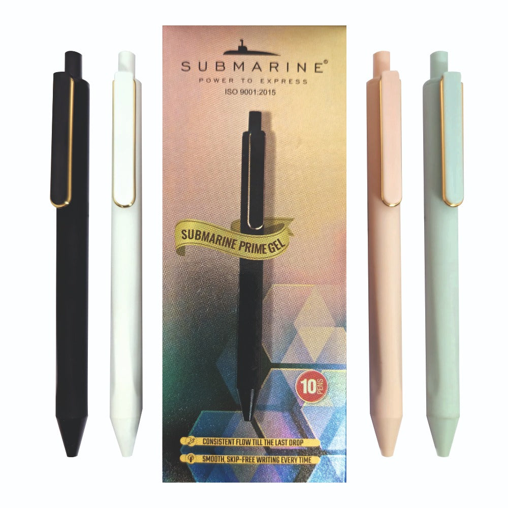 Prime Gel Pen Colour Pack of 10 - Main Image