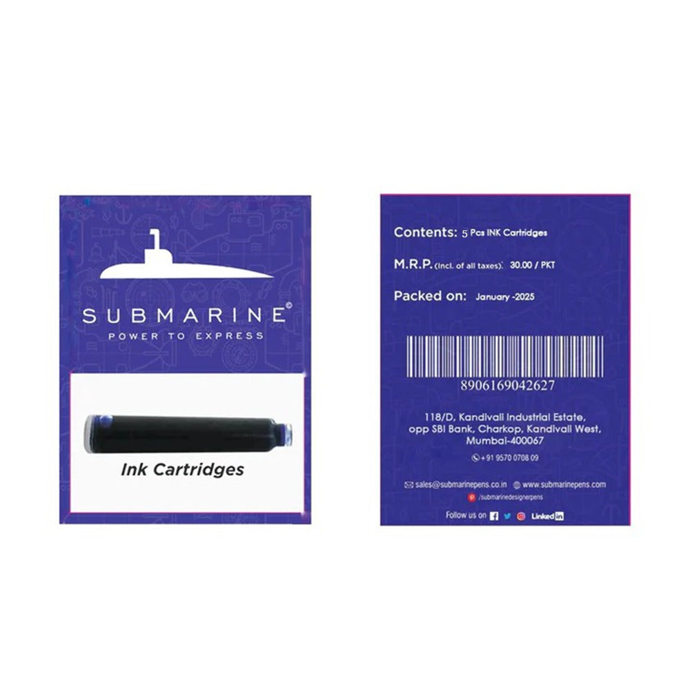 Submarine Ink Cartridge Pack of 5
