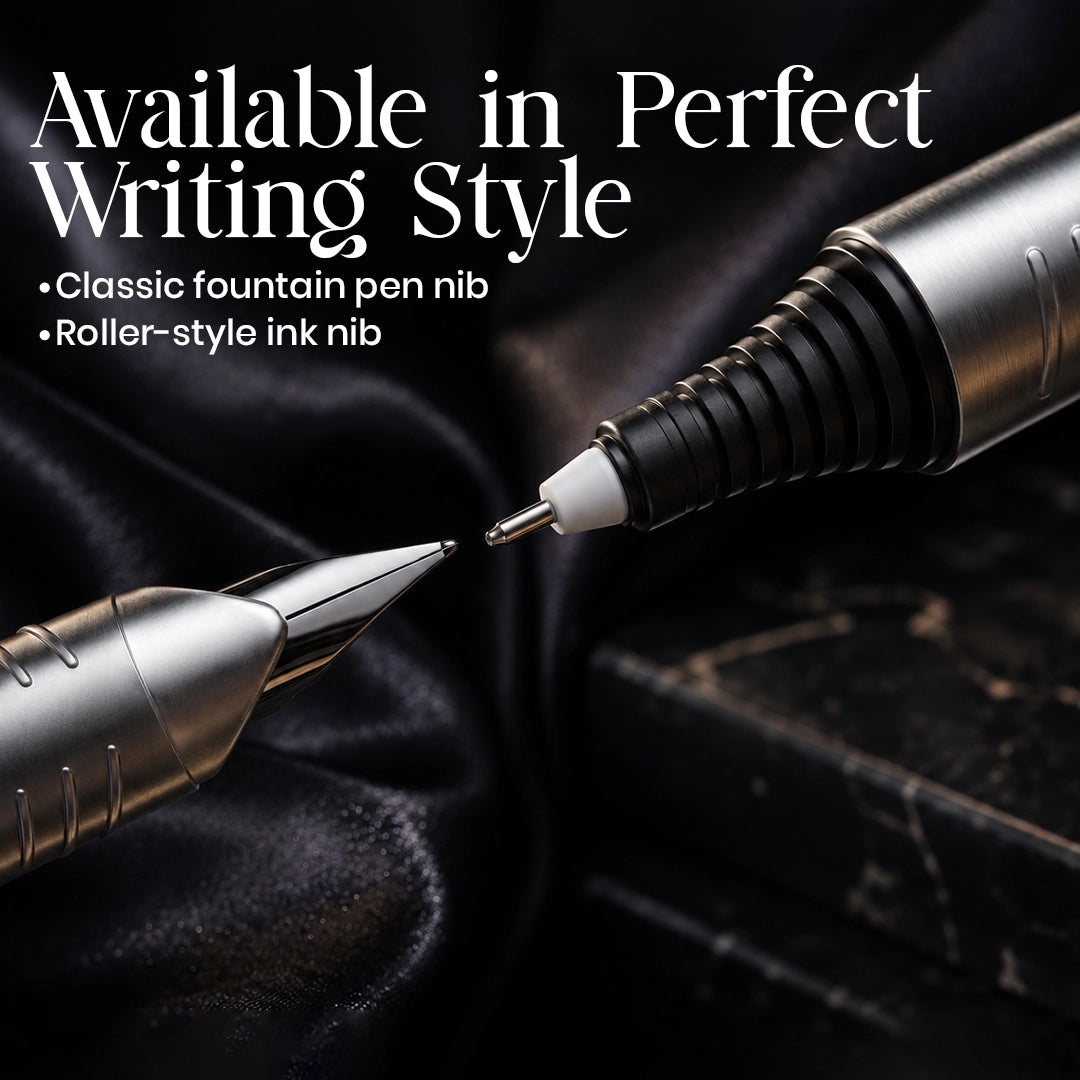 Horizon Dual Shade Fragrance Roller & Fountain Pen Set - Morning Coffee