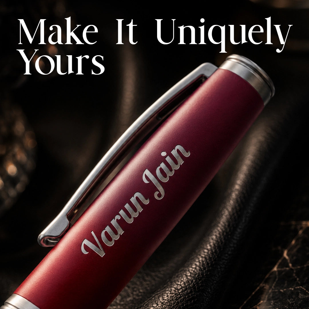Horizon Dual Shade Fragrance Roller & Fountain Pen Set - Morning Coffee