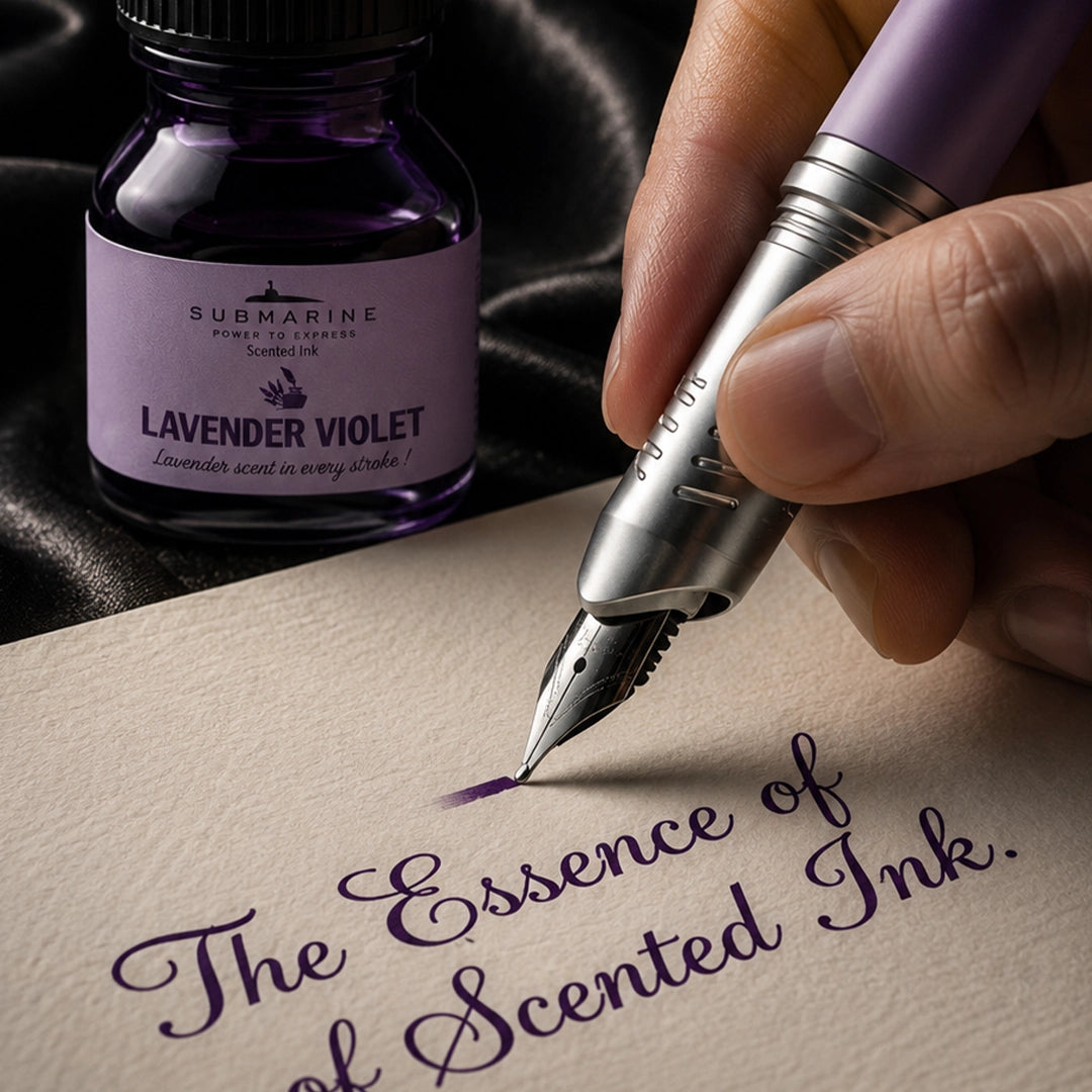 Horizon Dual Shade Fragrance Roller & Fountain Pen Set - Morning Coffee