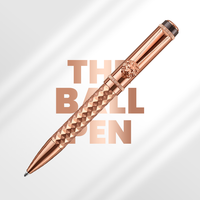 Royal Edition Lion Metal Ball Pen - Rose Gold