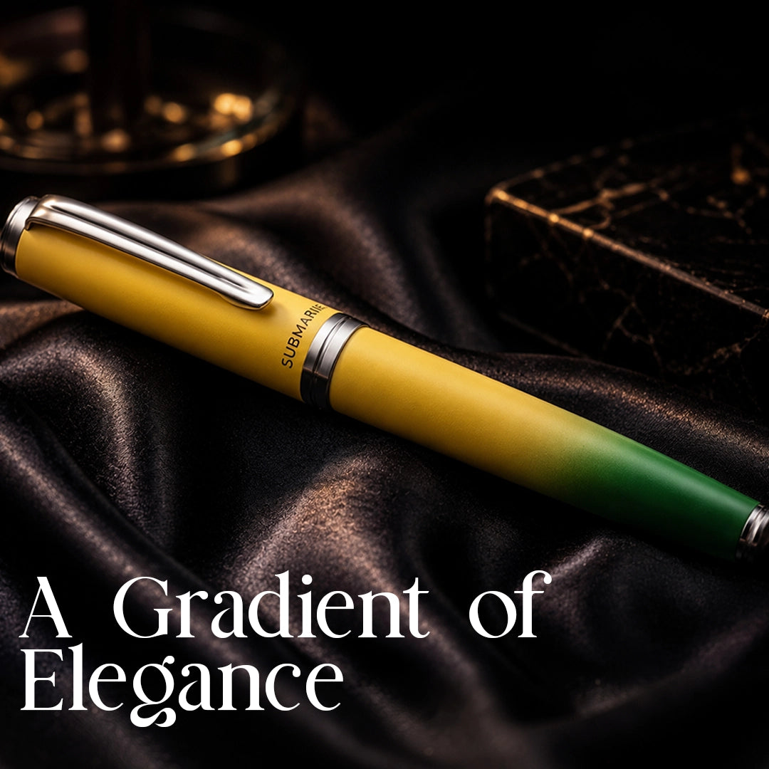 Horizon Dual Shade Fragrance Roller & Fountain Pen Set - Morning Coffee