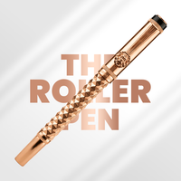 Royal Edition Lion Metal Roller Pen - Rose Gold