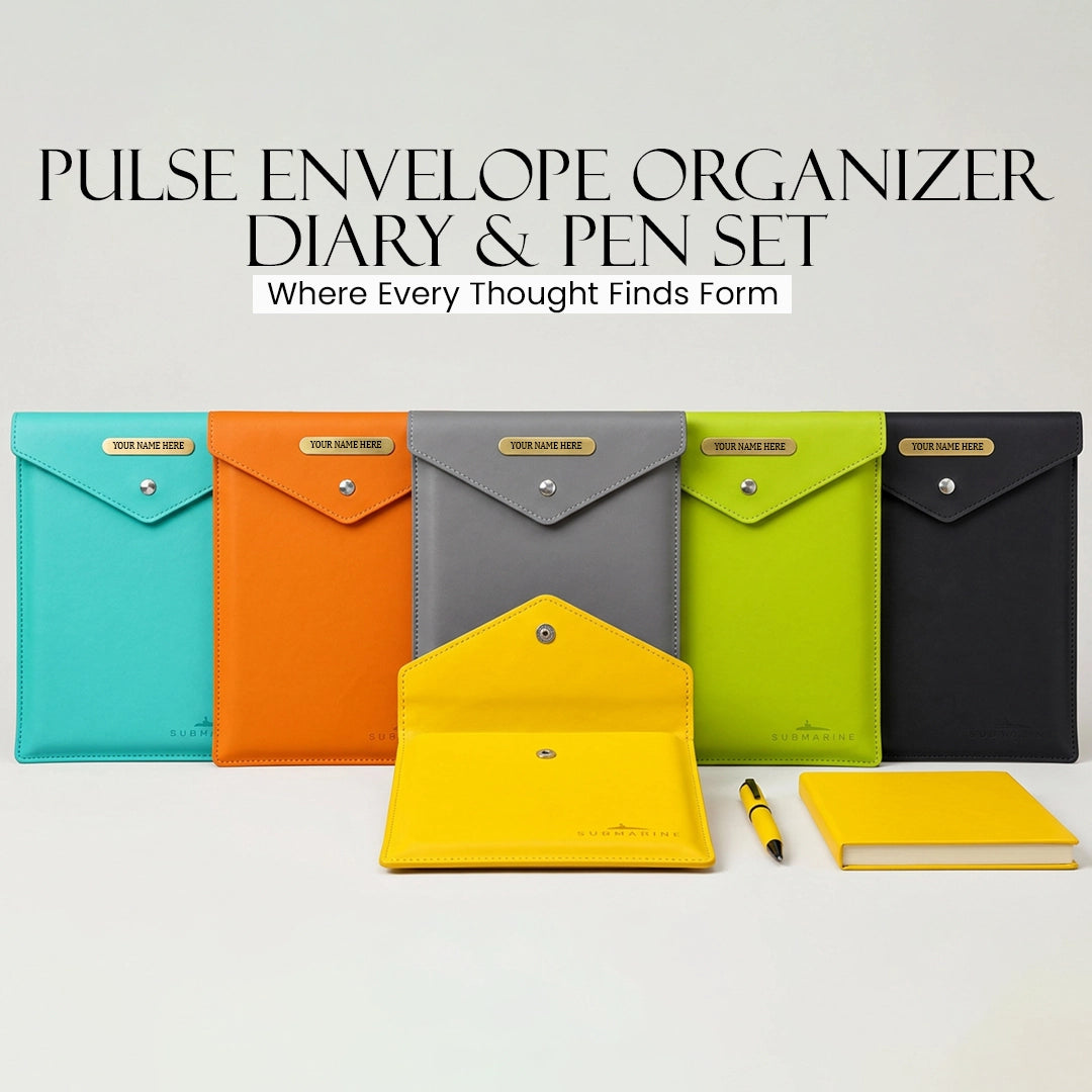 Pulse Premium Diary and Pen Set - Orange