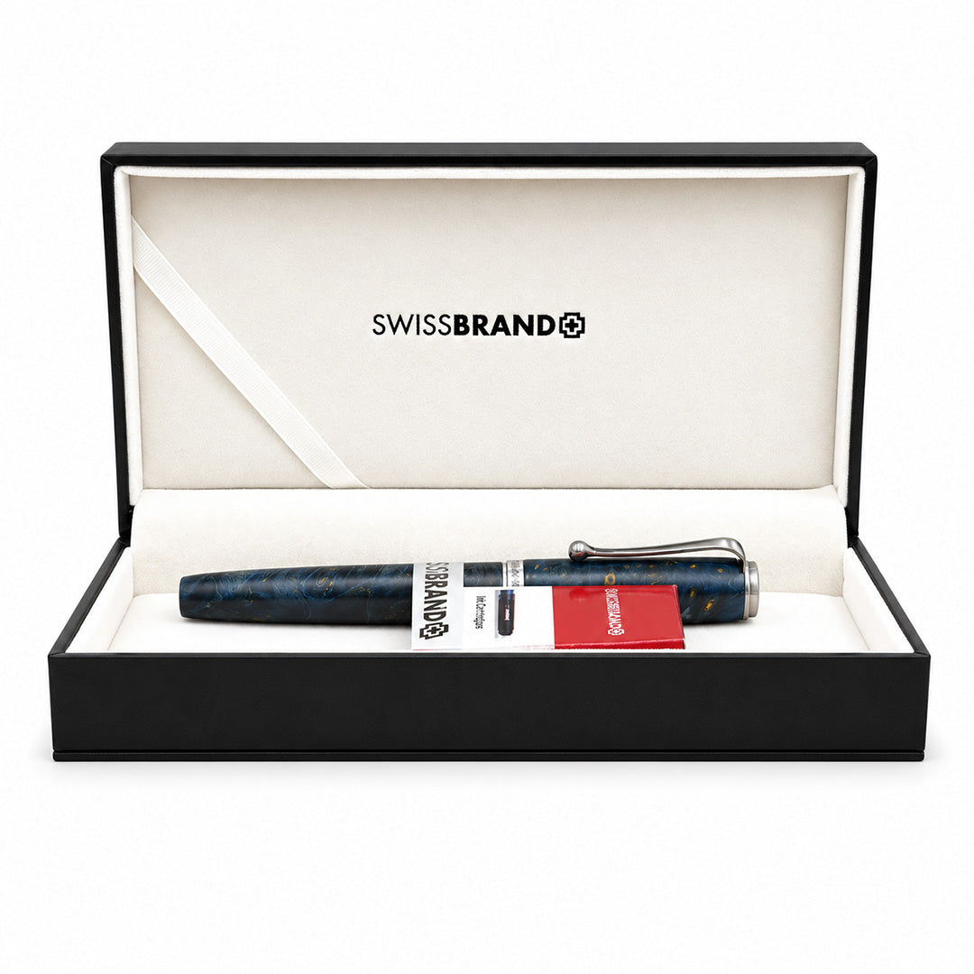 Aeterna Fountain Pen — Midnight Aegean