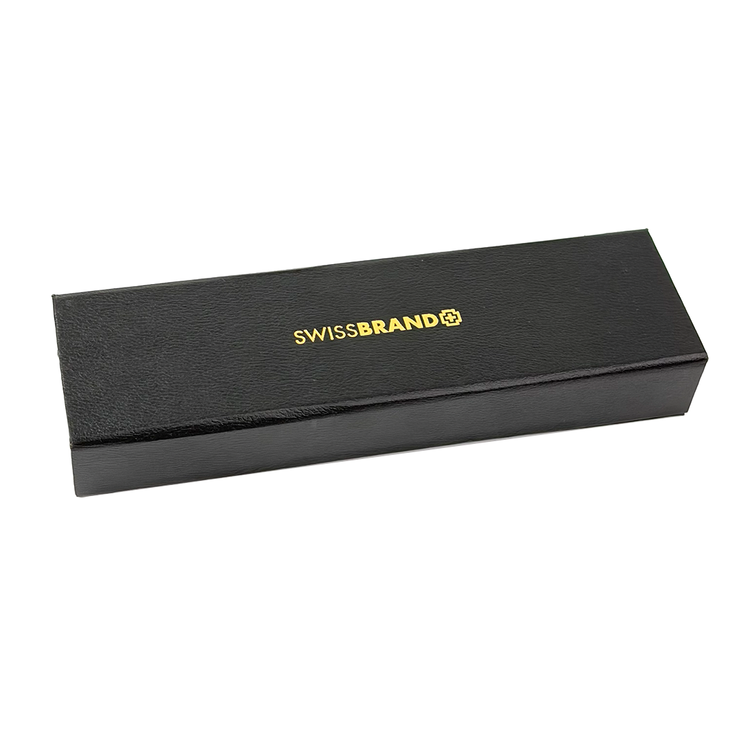 SWISSBRAND Opulent 2524 Matte blue Rollerball Pen with blue trim