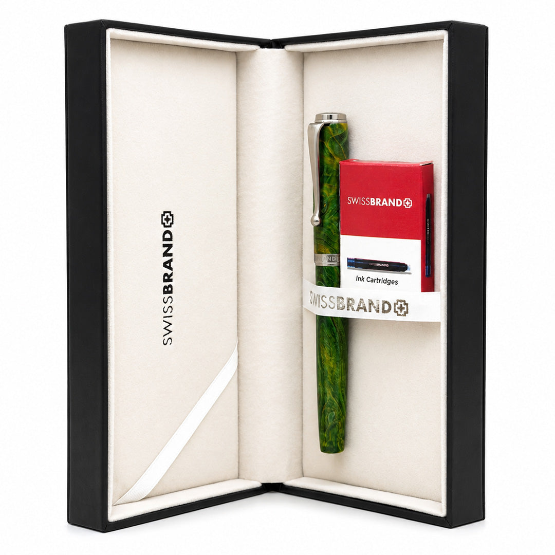 Aeterna Fountain Pen — Emerald Origin