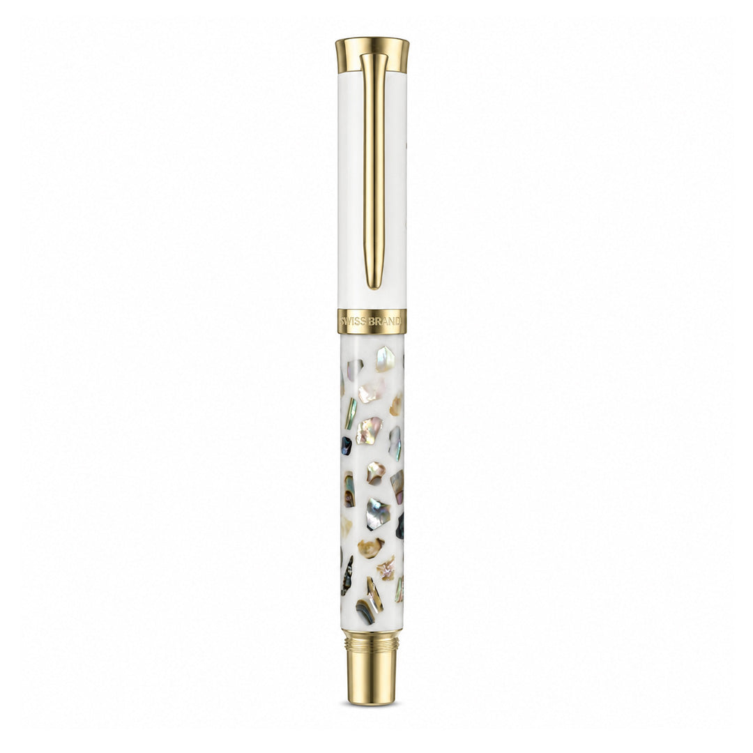 Aurelia Fude Nib Fountain Pen — Pearl White