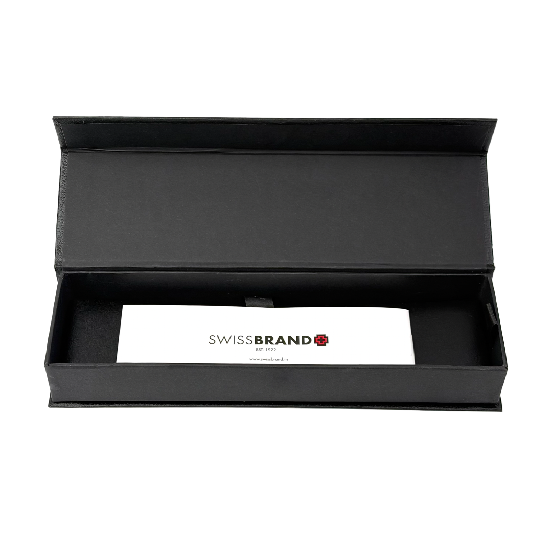 SWISSBRAND Opulent 2520 High-gloss gold lacquer Fountain Pen with gold trim