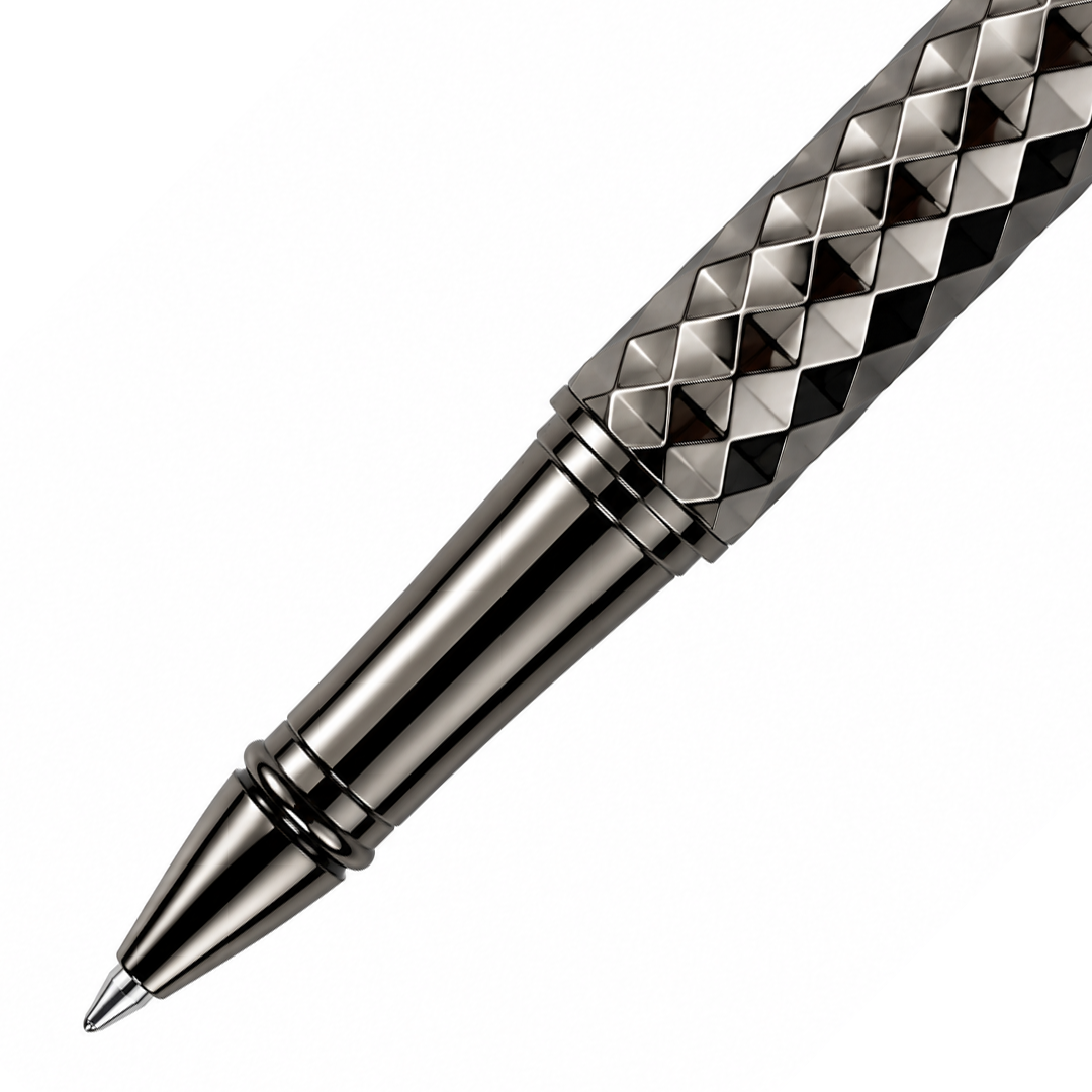 Royal Edition Lion Metal Roller Pen - Set of 2 - Gun Metal & Limited Edition