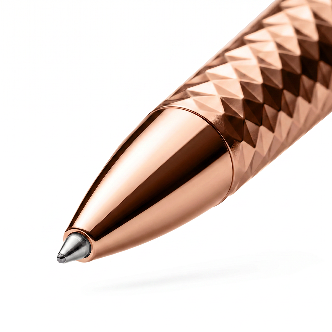 Royal Edition Lion Metal Ball Pen - Rose Gold