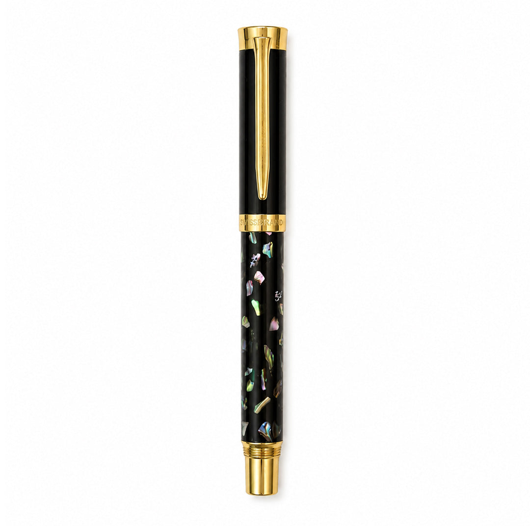 Aurelia Fude Nib Fountain Pen — Midnight Black