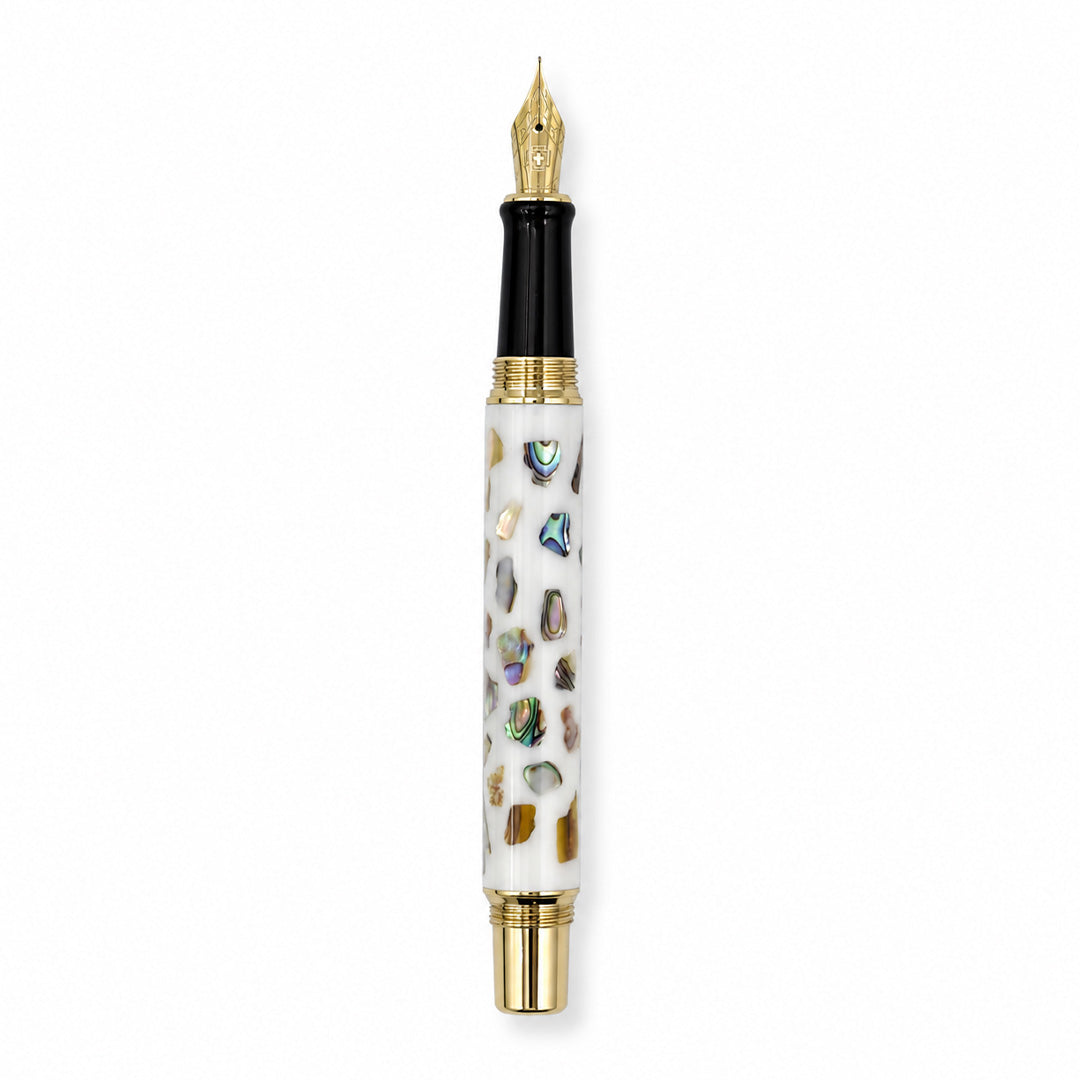 Aurelia Fude Nib Fountain Pen — Pearl White