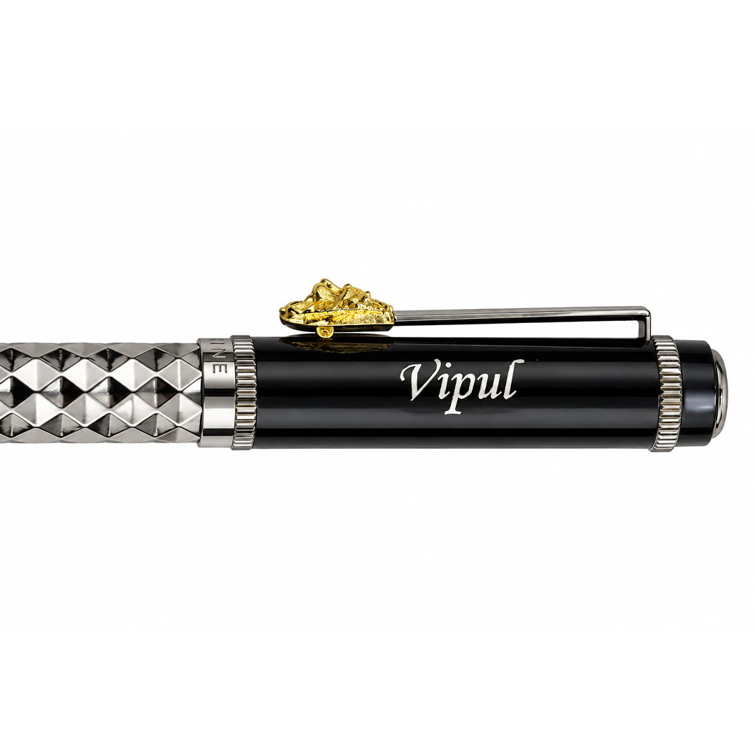 Royal Edition Lion Metal Ball & Fountain Pen Set - Limited Edition