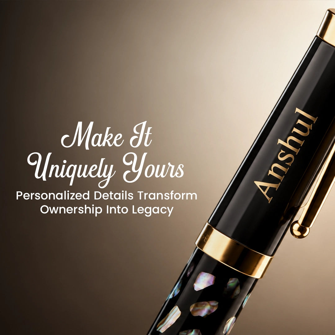 Aurelia Fude Nib Fountain Pen — Midnight Black