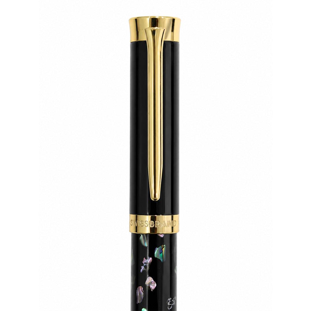 Aurelia Fude Nib Fountain Pen — Midnight Black