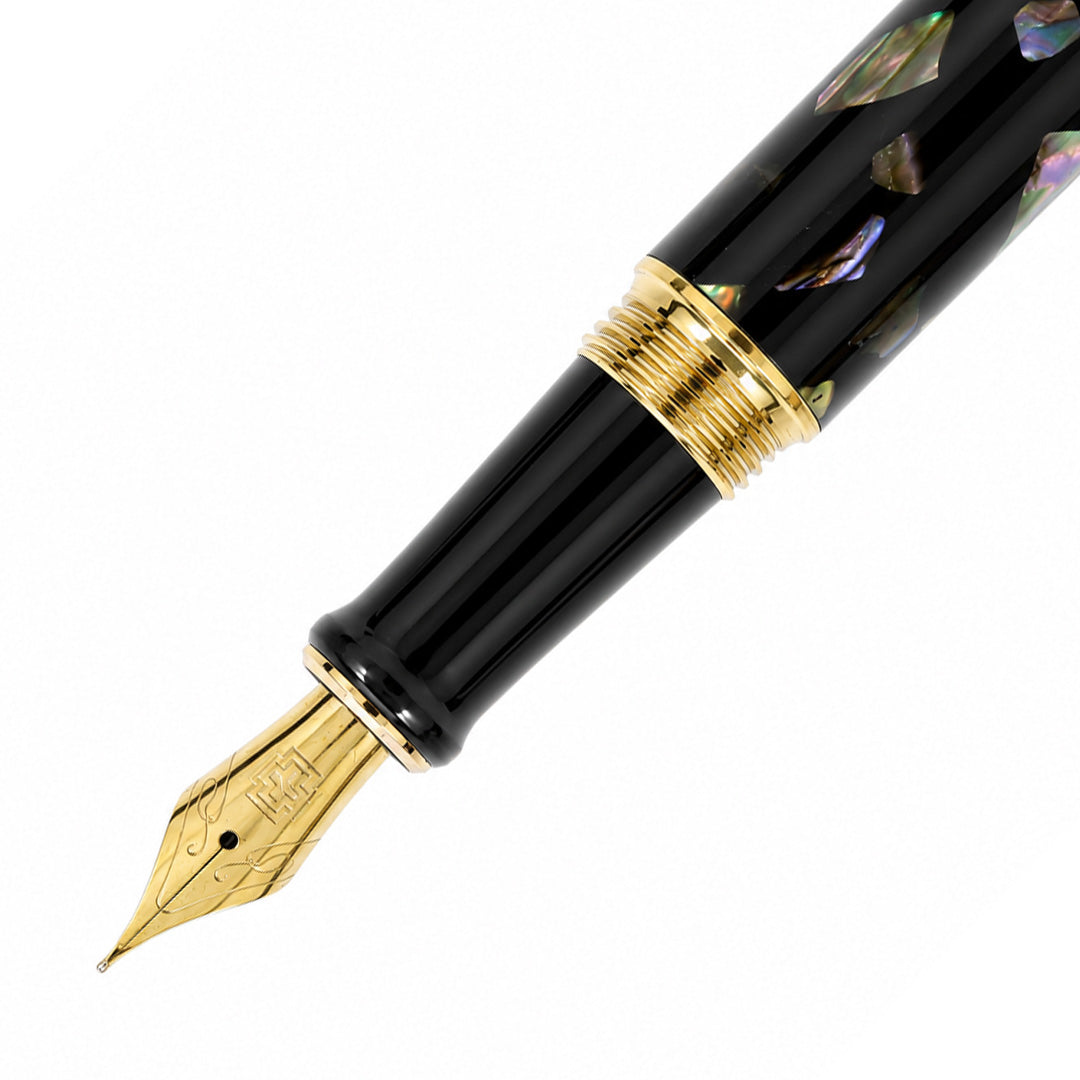 Aurelia Fude Nib Fountain Pen — Midnight Black
