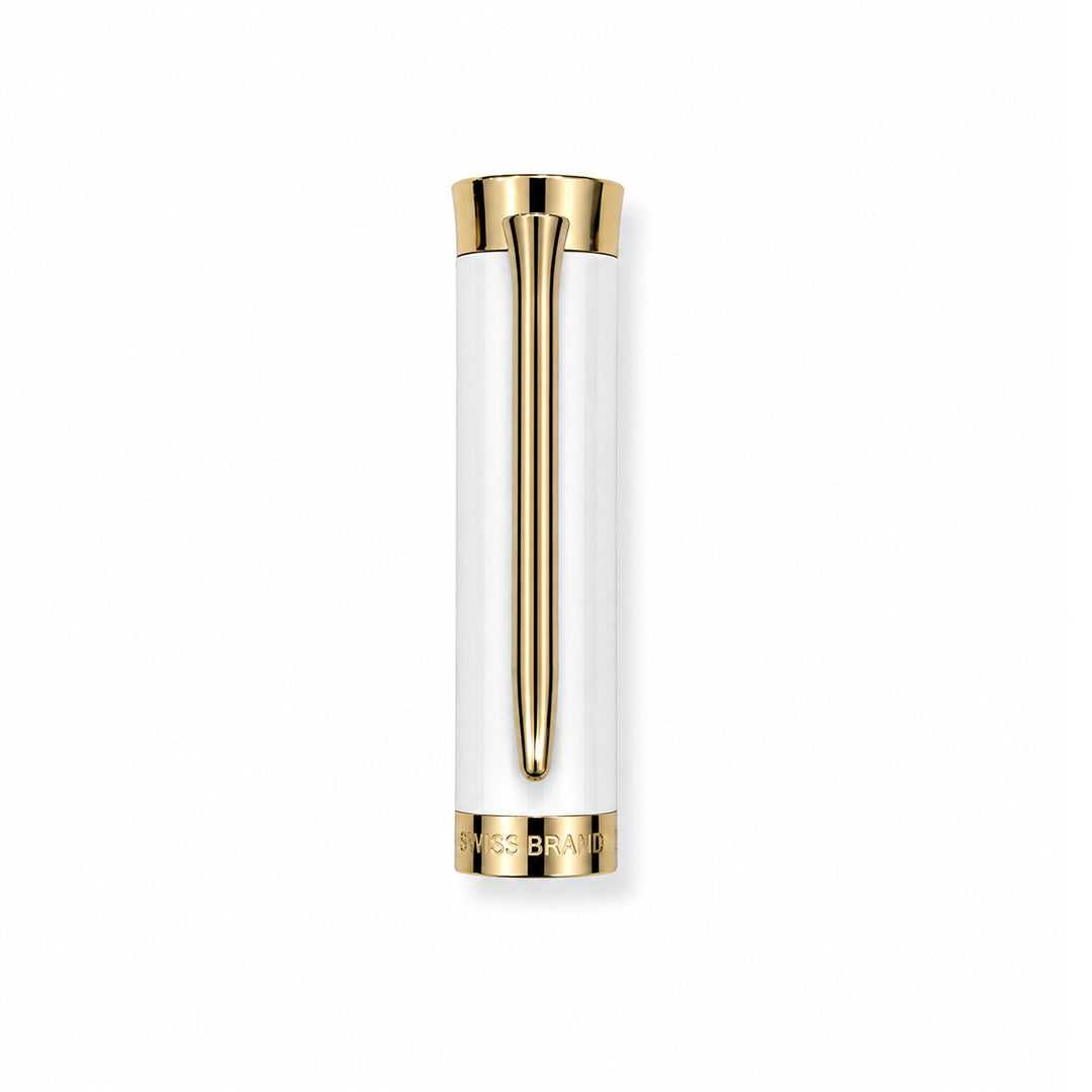 Aurelia Fude Nib Fountain Pen — Pearl White