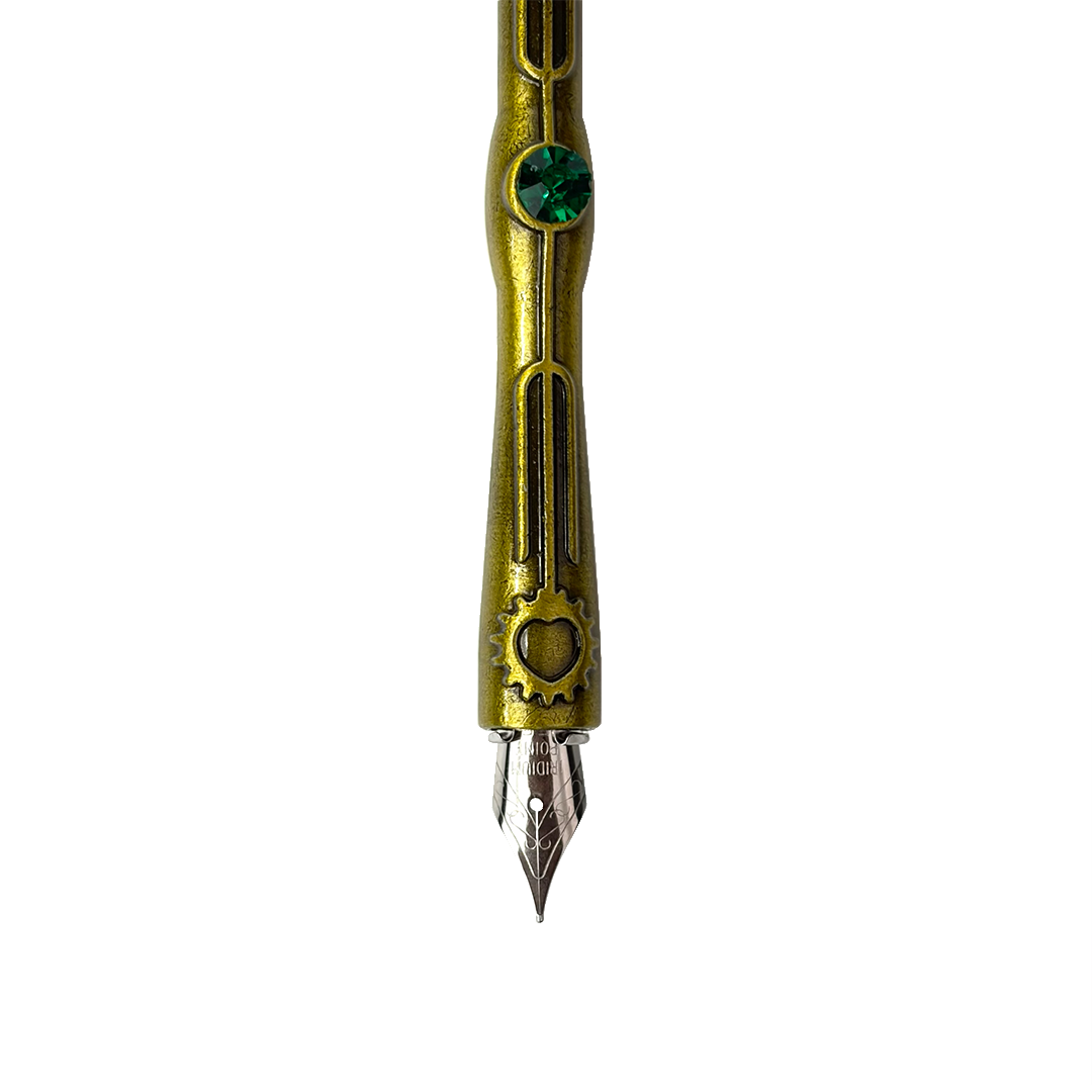 Peacock Feather Pen & Diary Set