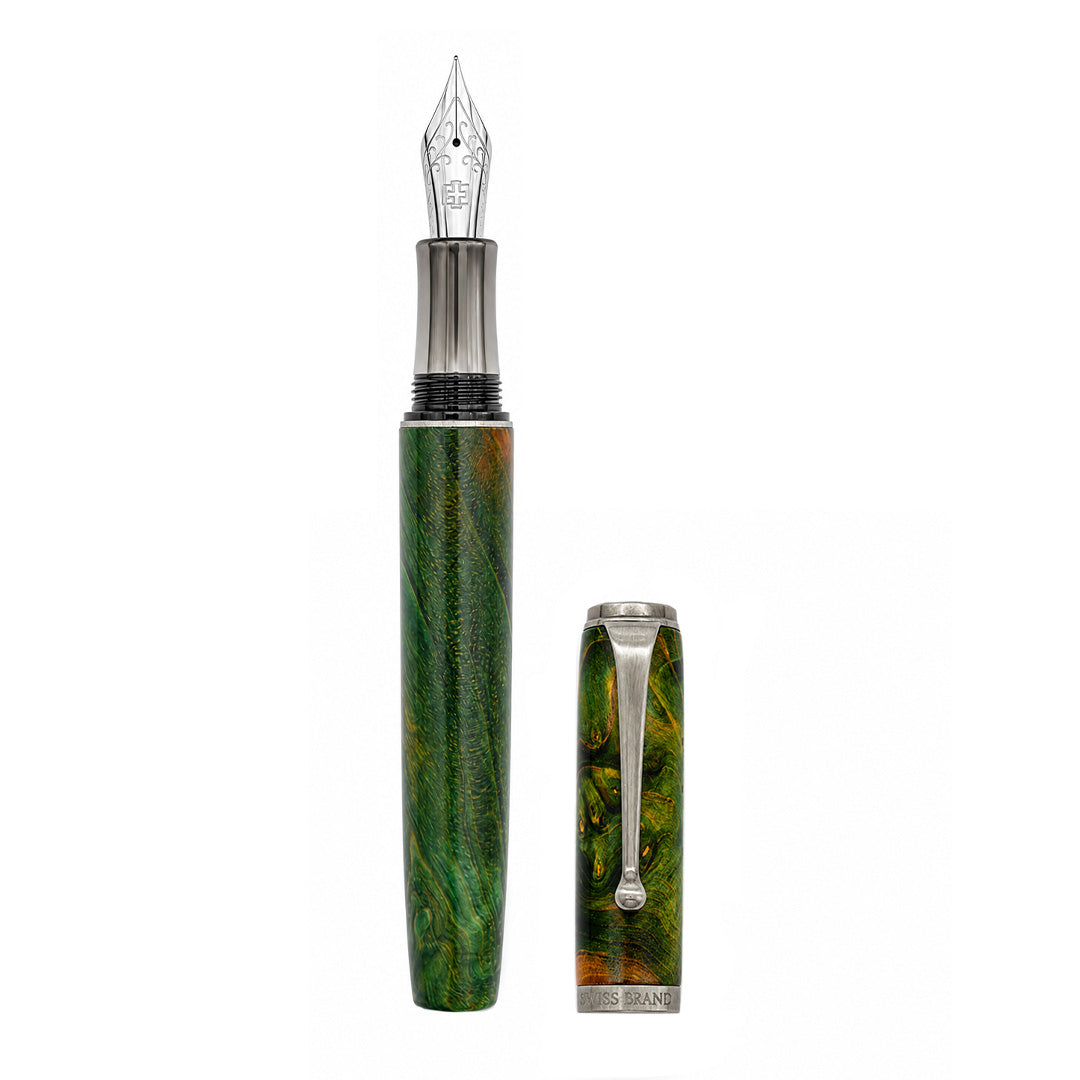 Aeterna Fountain Pen — Emerald Origin