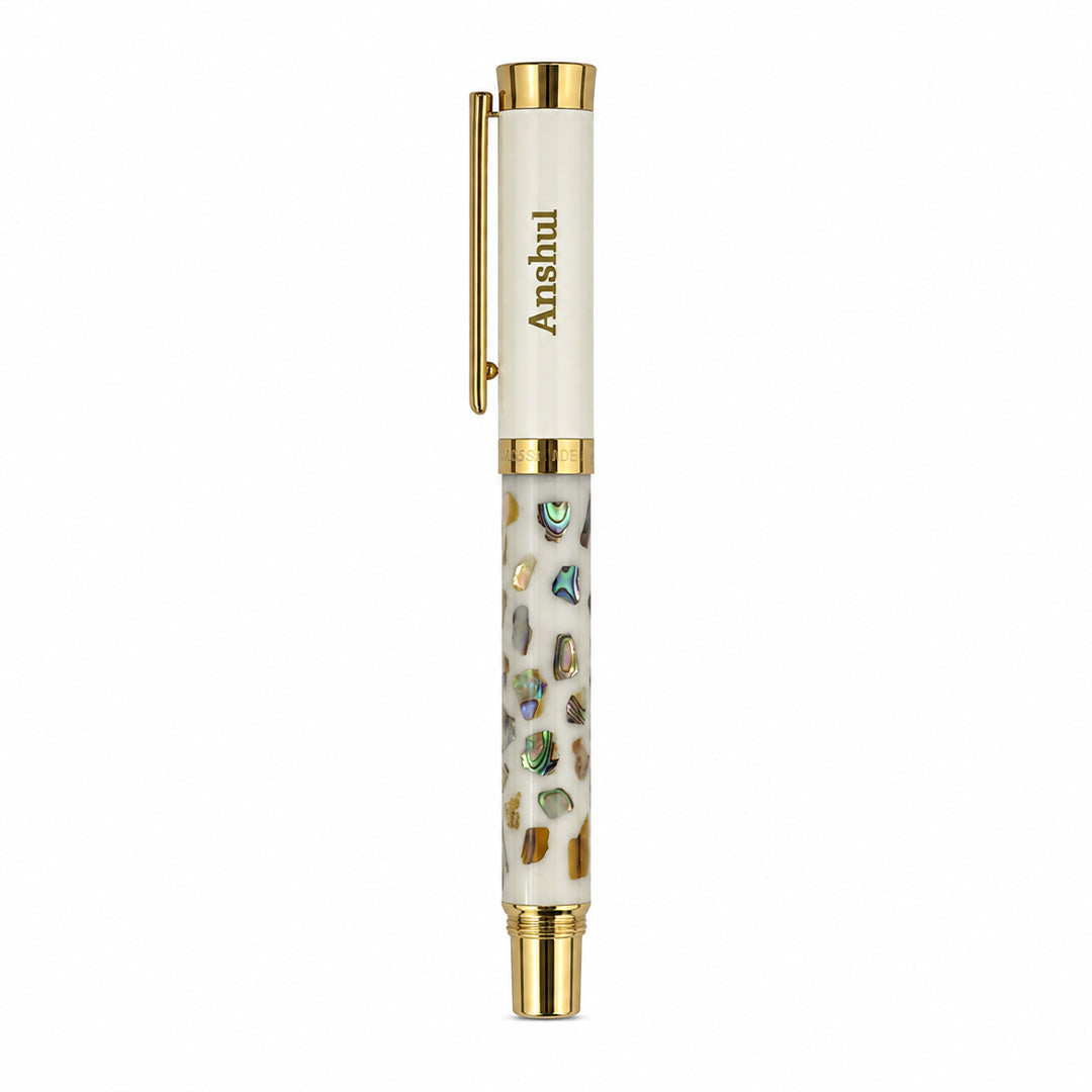 Aurelia Fude Nib Fountain Pen — Pearl White