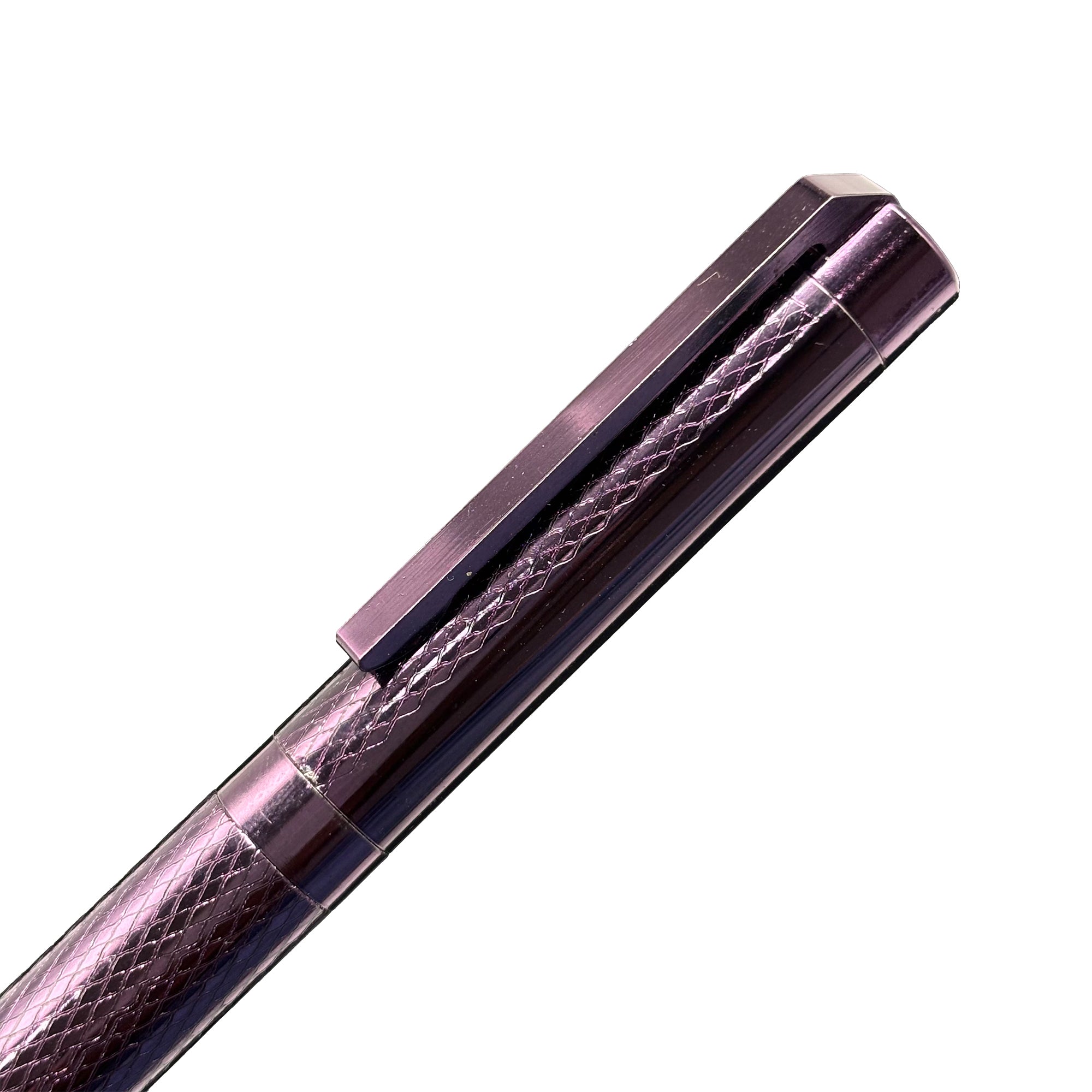 Purple Plate Textured Design Roller Pen