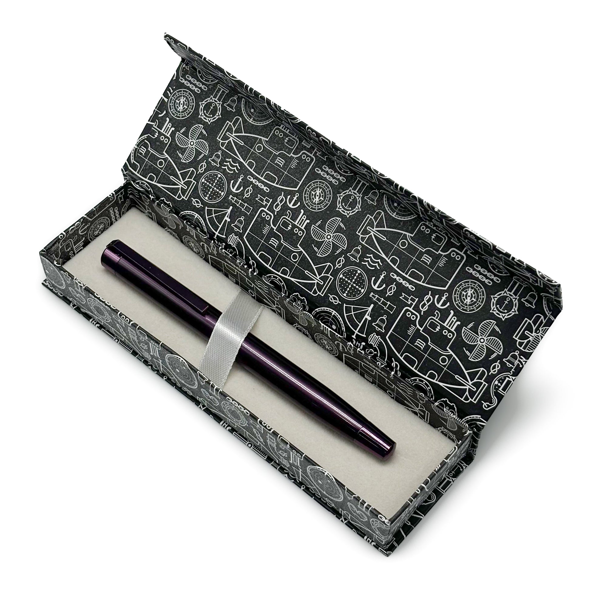 Purple Plate Roller Pen