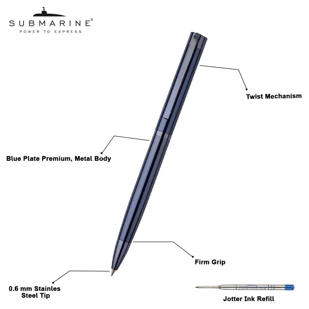 Blue Plate Ball Pen