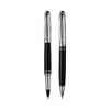 Grandeur Pen Set | Chrome & Black Lacquer