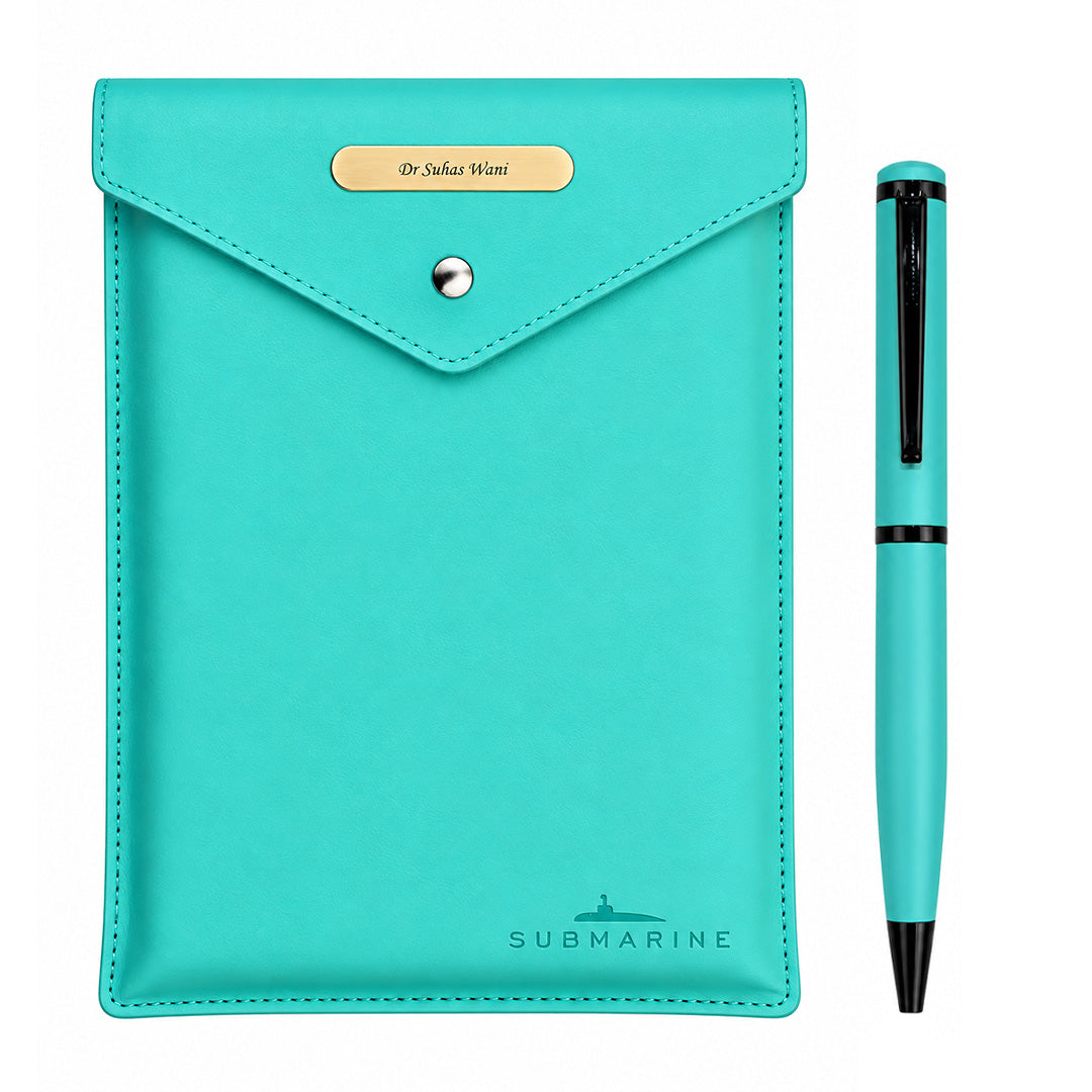 Pulse Premium Diary and Pen Set - T Blue