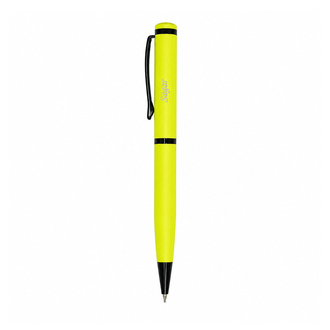 Pulse Premium Diary and Pen Set - Lemon
