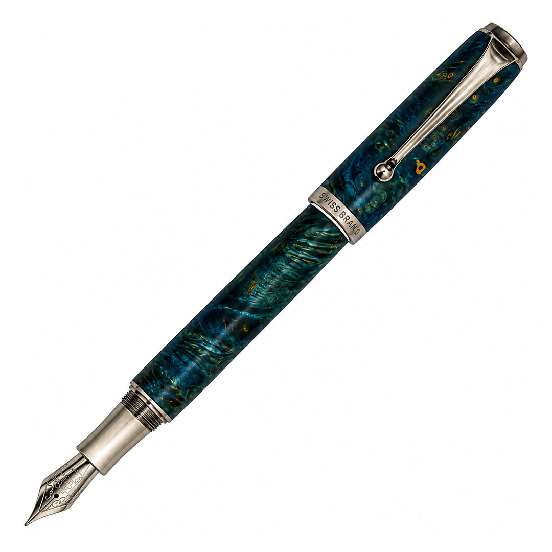 Aeterna Fountain Pen — Midnight Aegean