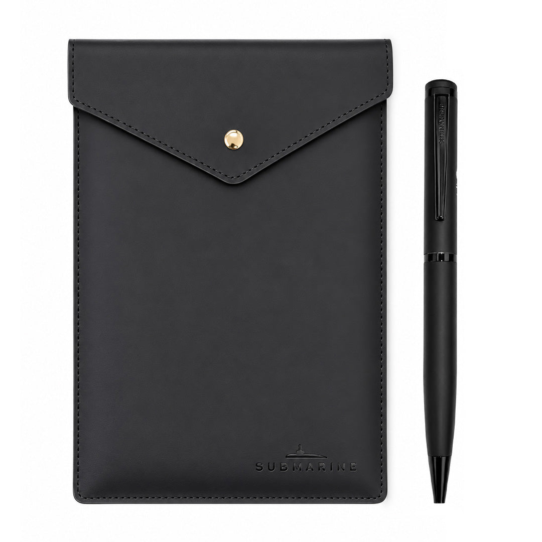 Pulse Premium Diary and Pen Set - Black