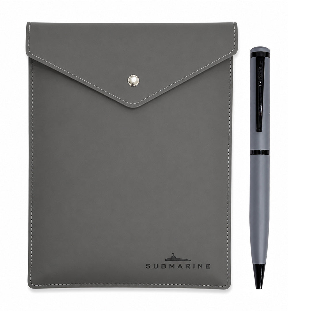 Pulse Premium Diary and Pen Set - Grey