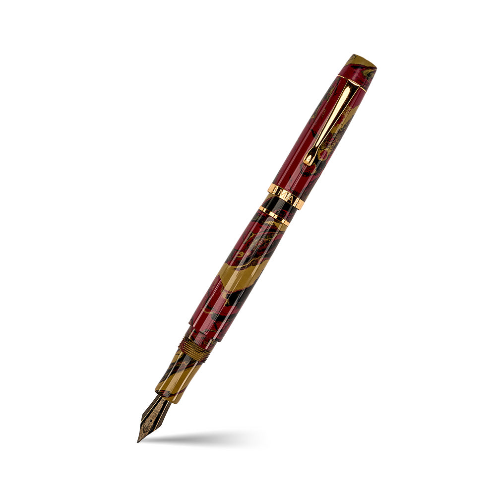 Ebonite Regal Marbled Fountain Pen
