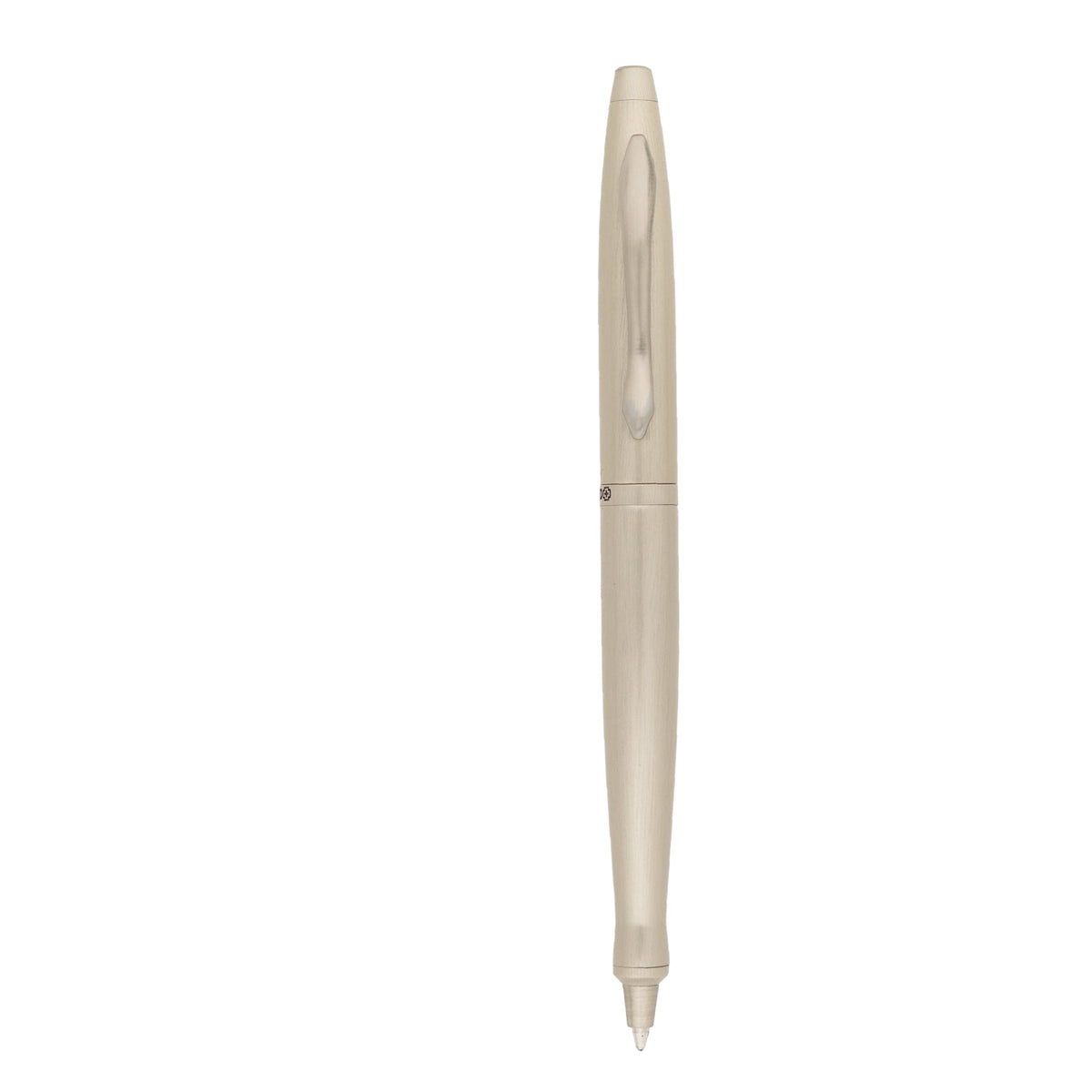 SWISSBRAND Opulent 2520 Matte chrome Ballpoint Pen with chrome trim