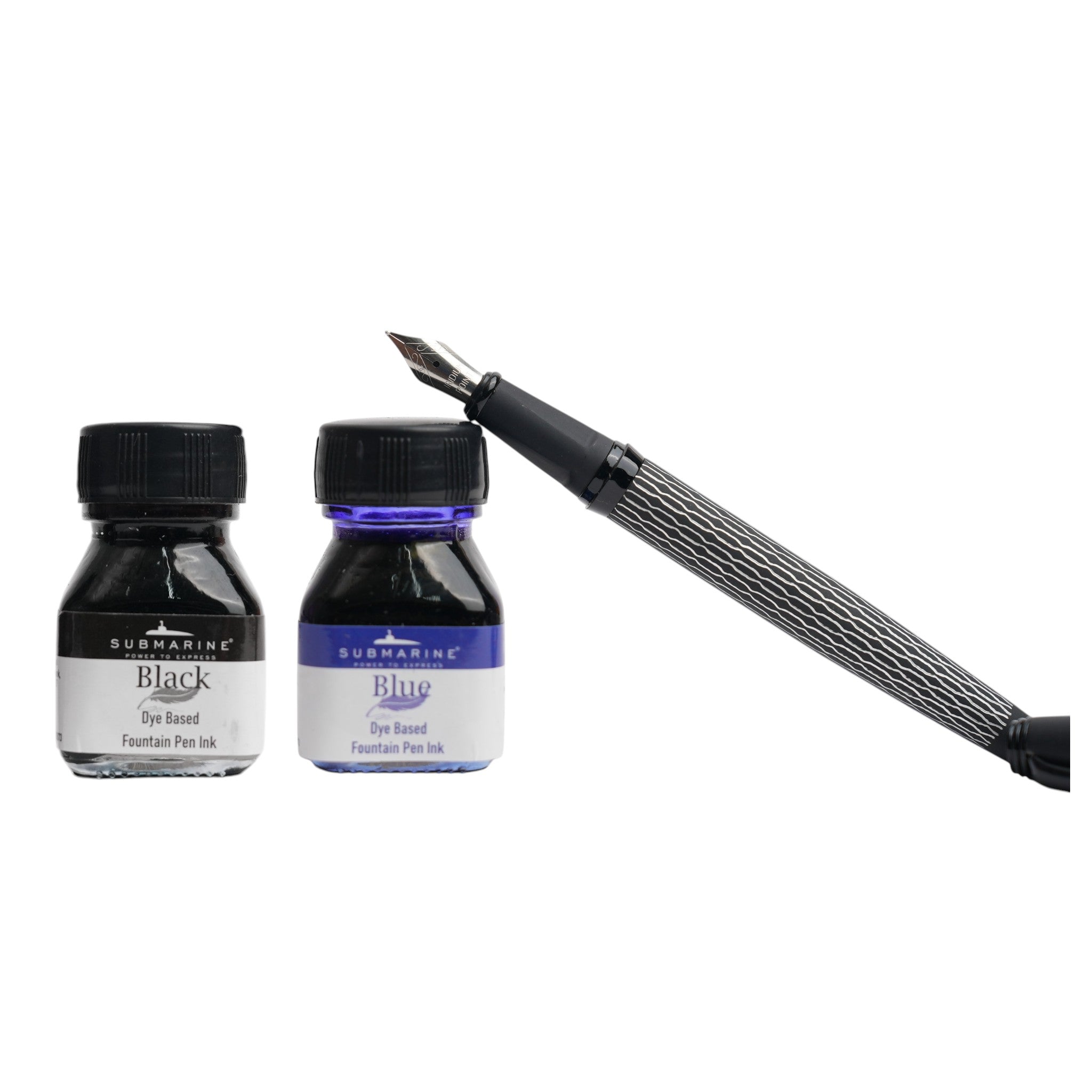 Inkspire Black Fountain Pen Set