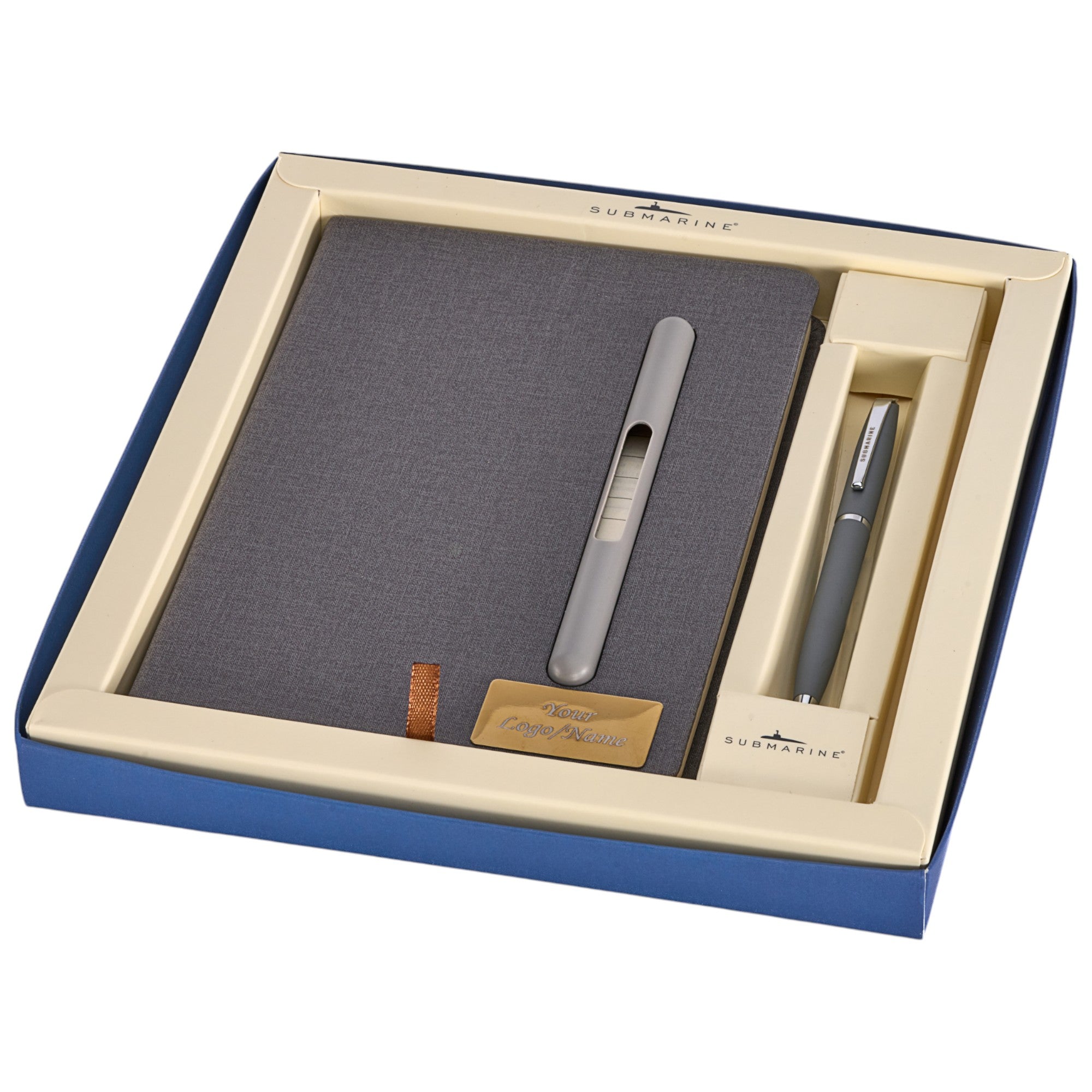 Submarine MobileMate – Grey Diary & Pen Set
