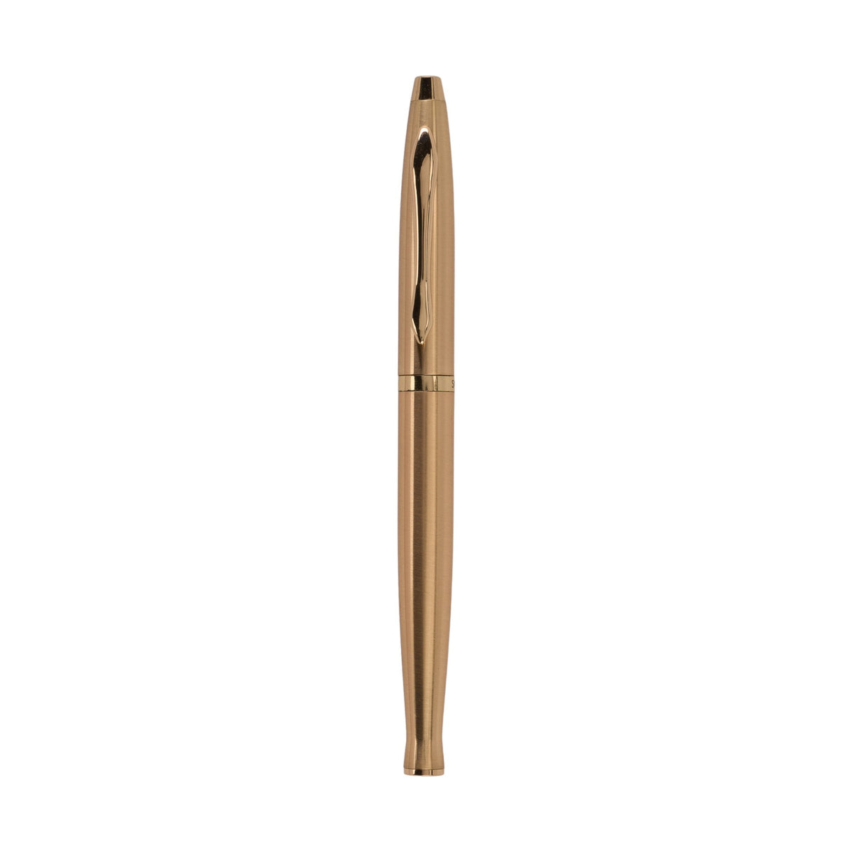 SWISSBRAND Opulent 2520 High-gloss gold lacquer Fountain Pen with gold trim