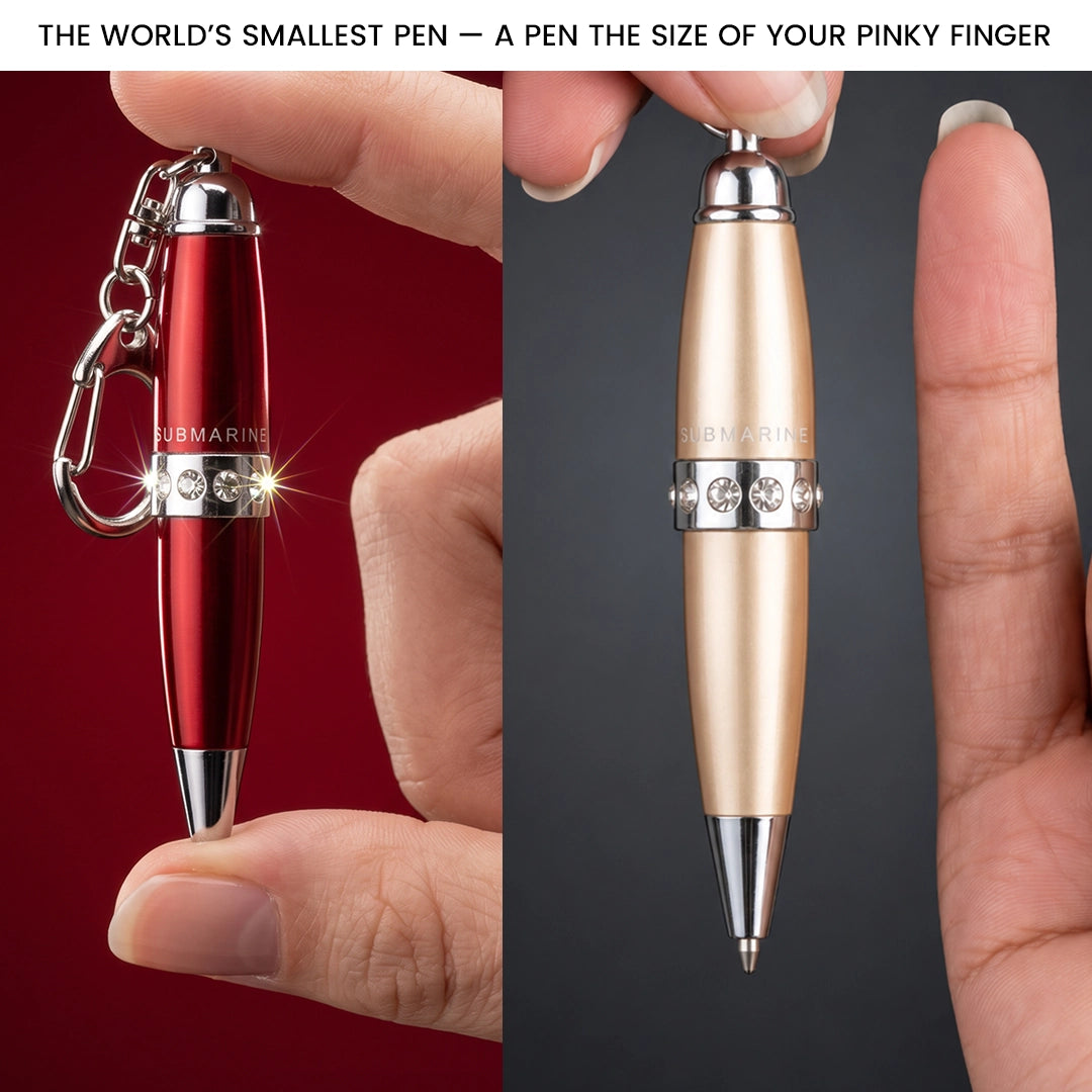 Mini Pop Metallic Ball Pen – Set Of 3