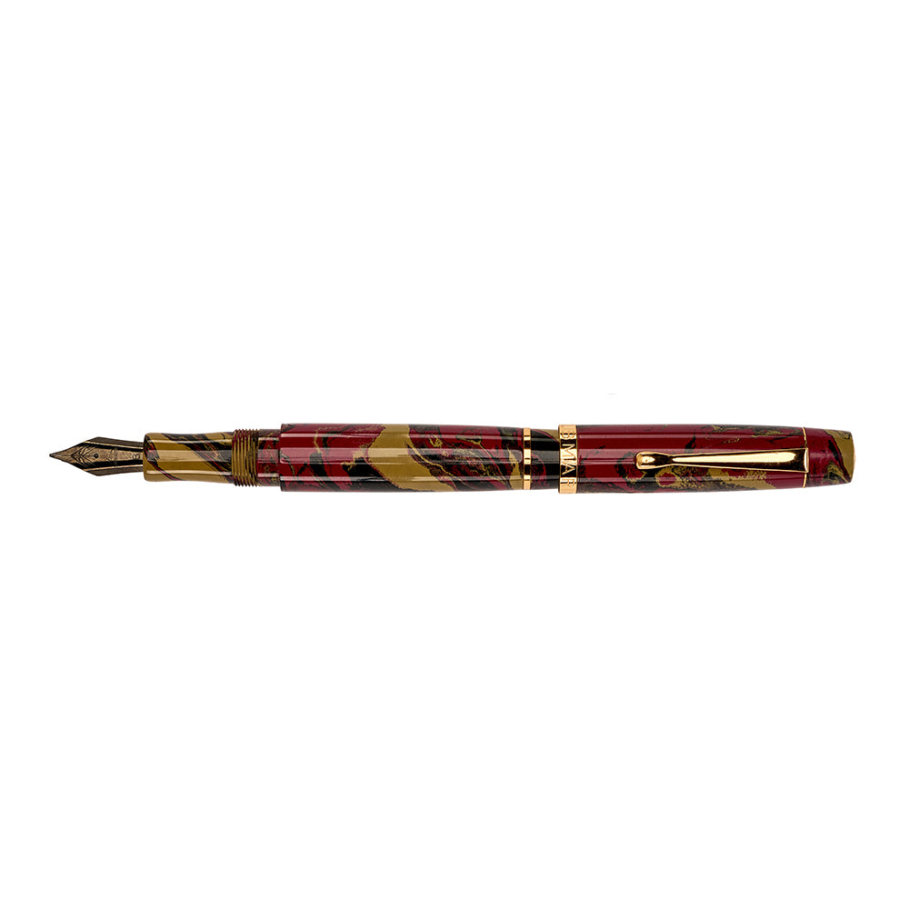 Ebonite Regal Marbled Fountain Pen