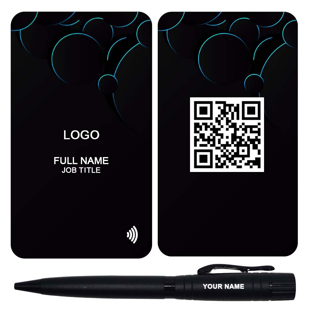 Submarine NFC Card with QR & NFC Pen