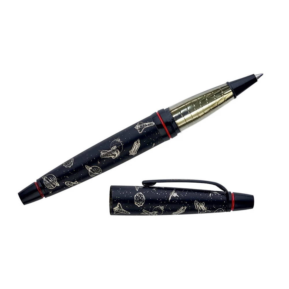 Neptune Black Roller Pen
