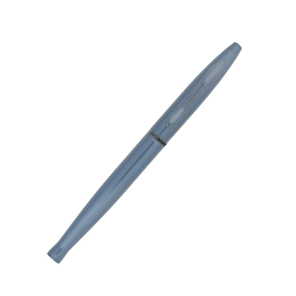 SWISSBRAND Opulent 2524 Matte blue Rollerball Pen with blue trim
