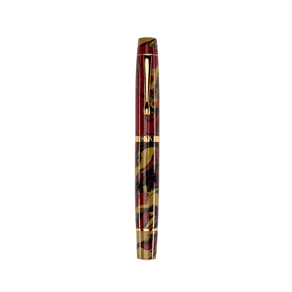 Ebonite Regal Marbled Fountain Pen
