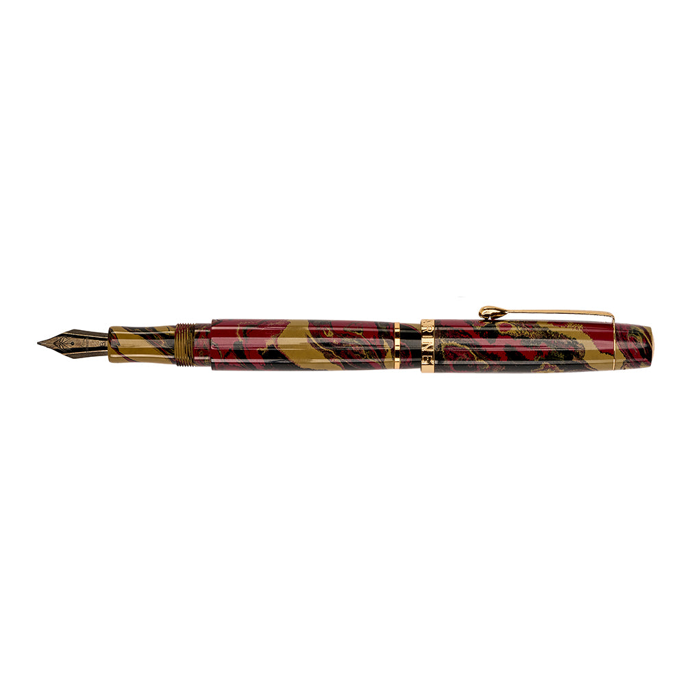 Ebonite Regal Marbled Fountain Pen
