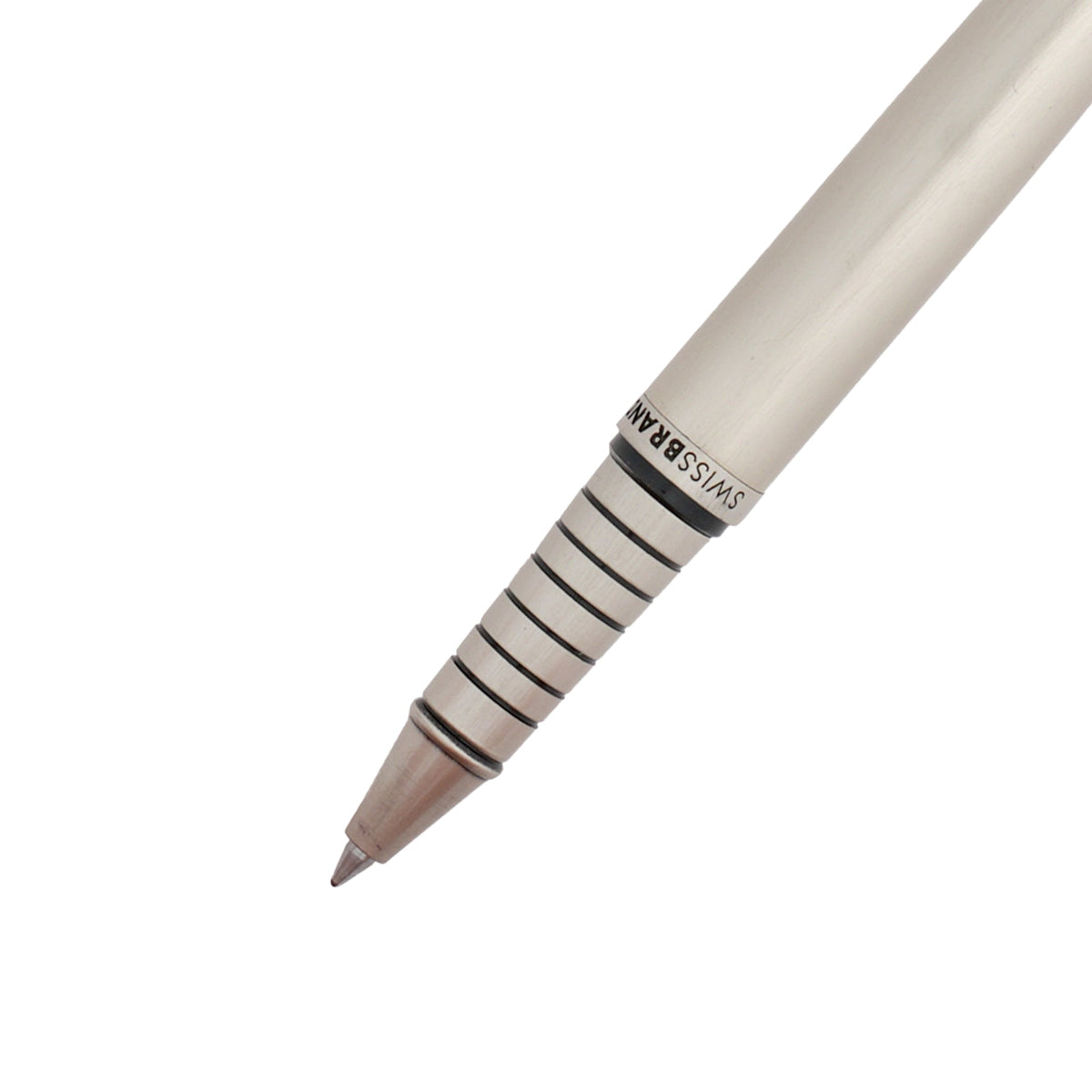 SWISSBRAND Opulent 2520 Matte chrome Rollerball Pen with chrome trim
