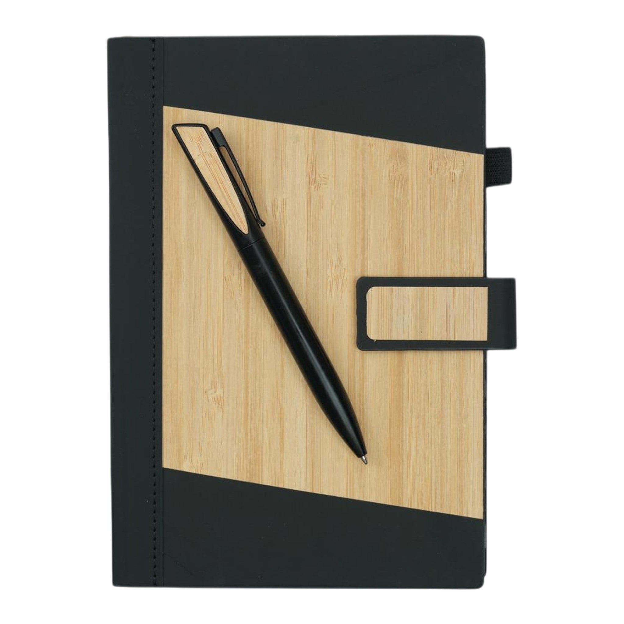 TimberNote - Black - Diary + Pen Set